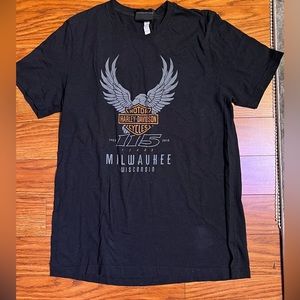Harley Davidson Museum Milwaukee Wisconsin woman’s shirt